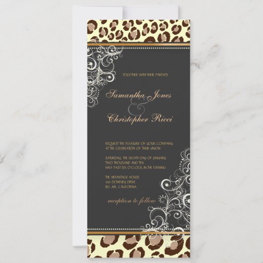 Luipaardvlekken + parelzwammen/vintage kaart (Achterkant)