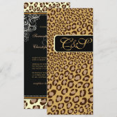 Luipaardvlekken + parelzwammen/vintage kaart (Voorkant / Achterkant)