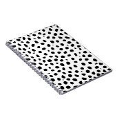 Luipaardvlekken Zwart Wit Notitieboek (Rechterzijde)