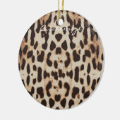 Luipaardvlekkenpatroon Thunder_Cove Keramisch Ornament (Links)