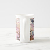 Luipaardwelp en Rozen Porselein Kop (Achterkant)