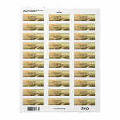 Luipaardzeehonden, waterdieren Zeeleven Etiket (Full Sheet)