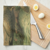 Luipaardzeehonden,  waterdieren Zeeleven Theedoek (Quarter Fold)