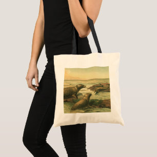 Luipaardzeehonden,  waterdieren Zeeleven Tote Bag