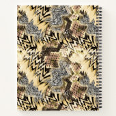 luipaarhuid, slangen notitieboek (Achterkant)