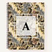 luipaarhuid, slangen notitieboek (Voorkant)