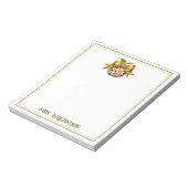 Luiperd Jachtluipaard Print Leraar's Appel Notitieblok (Linkerzijde)