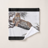 Luiperd Liefhebbers Bad Handdoek (Wasdoekje)