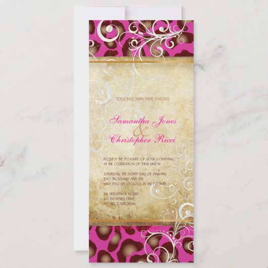 Luipspikkels + parelzwammen//roze kaart (Achterkant)