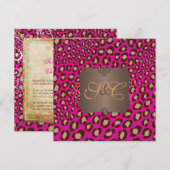 Luipspikkels + parelzwammen//roze kaart (Voorkant / Achterkant)