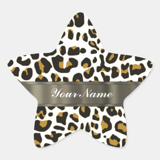 luipsplaat ster sticker (Voorkant)