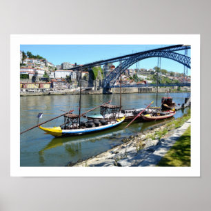 Luis 1-brug in Porto Poster