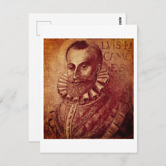 Luís de Camões Briefkaart (Voorkant / Achterkant)