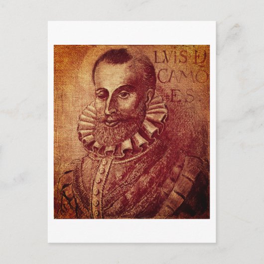Luís de Camões Briefkaart (Voorkant)