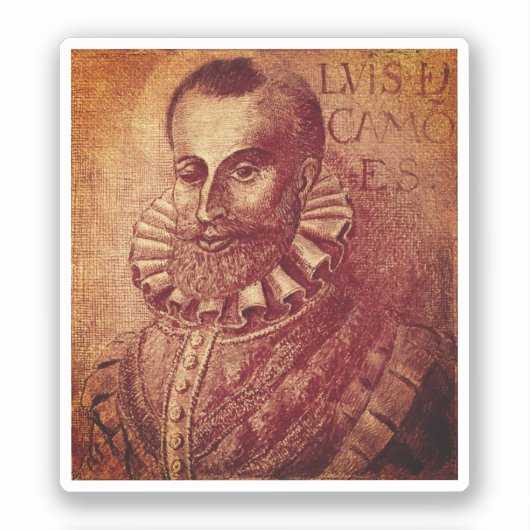 Luís de Camões Sticker (Voorkant)
