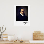 Luis de Góngora (portret/handtekening) Poster (Keuken)