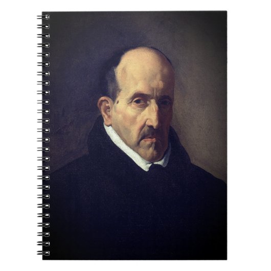 Luis de Góngora (portret) Notitieboek (Voorkant)