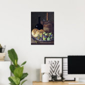 Luis Meléndez still Life with Figs and Bread Poster (Thuiskantoor)