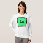 Luis Name Chemistry Element Periodic Table T-shirt (Voorkant volledig)