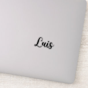 Luis Name - handgeschreven kalligrafie Sticker