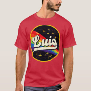 Luis Rainbow in de ruimte GrungeStyle T-shirt