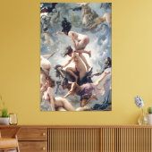 Luis Ricardo Falero - De heksensabbat Canvas Afdruk (Insitu (Woonkamer))