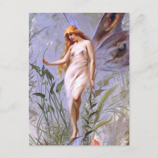 Luis Ricardo Falero Lily Fairy Briefkaart (Voorkant)