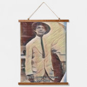 Luisa Capetillo Hangend Wandkleed (Voorkant)