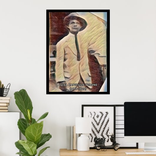 Luisa Capetillo Vintage Poster (Thuiskantoor)