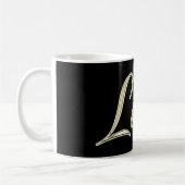 Luisa white gold Handwriting Tasse Kaffeetasse Koffiemok (Links)