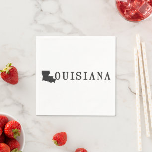 Luisiana Word Art Paper Party Servetten