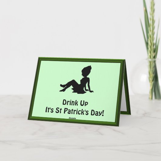 Luister aan Ierse muziek op St Patrick Dag Kaart (Achterkant)