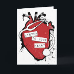 luister aan uw anatomisch hart feestdagen kaart<br><div class="desc">door asyrum</div>