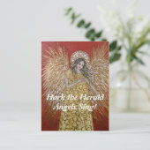 Luister aankondigen het Briefkaart van Kerstmis (Staand voorkant)