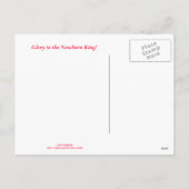 Luister aankondigen het Briefkaart van Kerstmis (Achterkant)