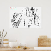 Luister Achtergrondposter Poster (Keuken)