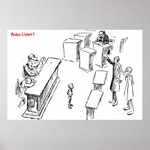 Luister Achtergrondposter Poster