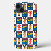 Luister! Actie! Maak een eenheid! Patroon Case-Mate iPhone Case (Achterkant)