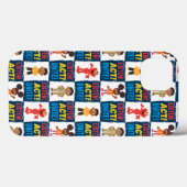 Luister! Actie! Maak een eenheid! Patroon Case-Mate iPhone Case (Achterkant (horizontaal))
