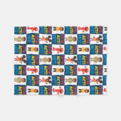 Luister! Actie! Maak een eenheid! Patroon Fleece Deken (Voorkant (Horizontaal))