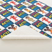 Luister! Actie! Maak een eenheid! Patroon Sherpa Deken (3/4)