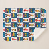 Luister! Actie! Maak een eenheid! Patroon Sherpa Deken (Voorkant (horizontaal))