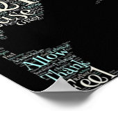 Luister, adem, Pauze, wees Meditation Poster (Hoek)