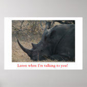 Luister als ik met je praat! poster (Voorkant)