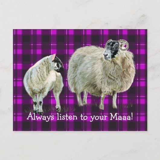 Luister altijd naar je Maya! Briefkaart (Voorkant)