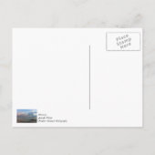 Luister de golven briefkaart (Achterkant)