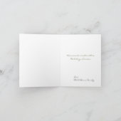 Luister de Herald groene de hymne lyrische boom Feestdagen Kaart (Binnen)