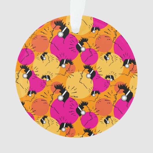 Luister en zing ornament (voorkant)