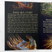 Luister en zoek de Here God KJV Drievoudige Kaart (Binnenzijde eerst)