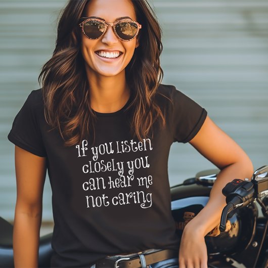 Luister goed t-shirt